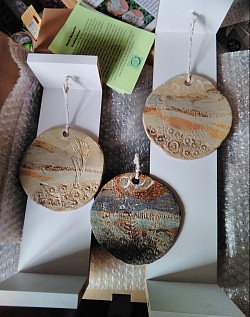 Landscape Discs in various clays