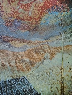 Detail of Terracotta Landscape Plate