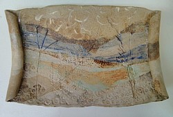 Landscape Scroll Platter approx 30x40cm (sold)