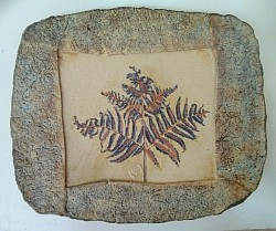 Large Bracken Platter approx 35x45cm