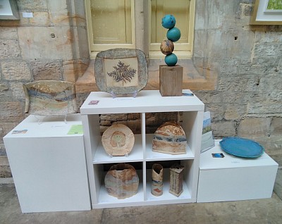 Richmond Station, Ceramics exhibition, ash glazed stoneware